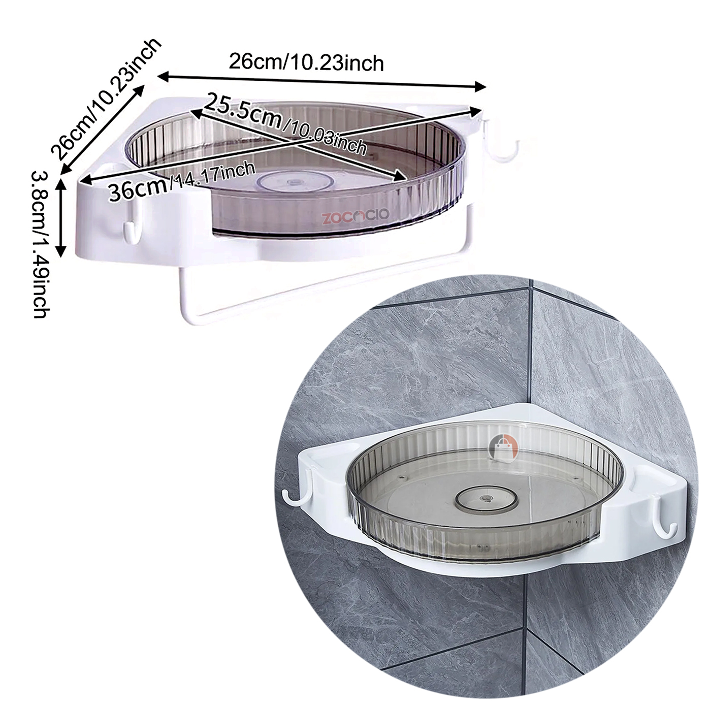 Miniatura 2 de Estante Esquinero Giratorio 360 Multifun